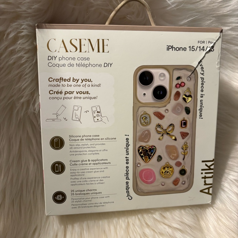 Artikl CASEME DIY Phone Case Kit for iPhone 15/14/13 *MISSING PIECES*